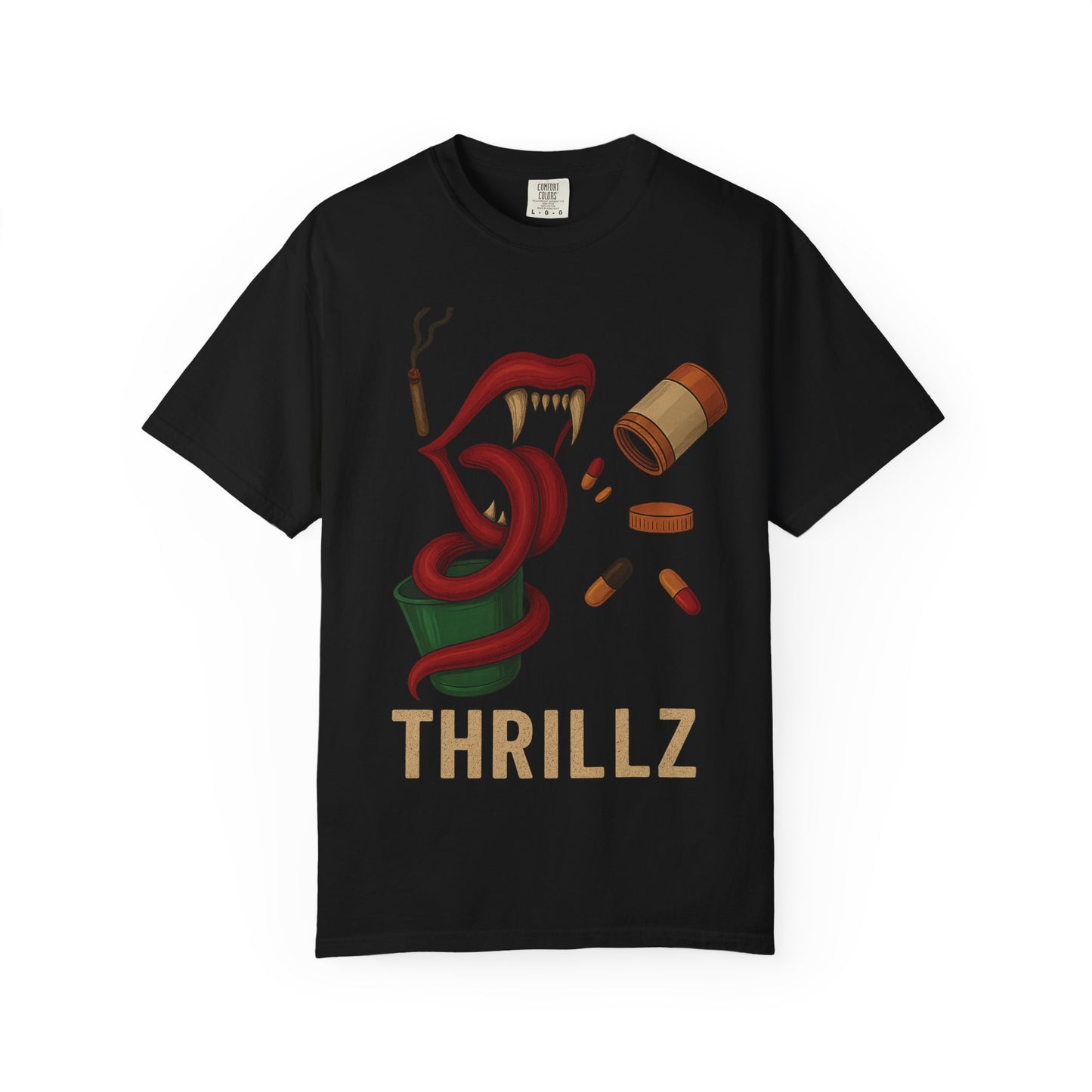 Thrillz Graphic T-Shirt - Unisex Vibe, Casual Wear, Trendy Street Style, Perfect for Parties, Gift for Friends