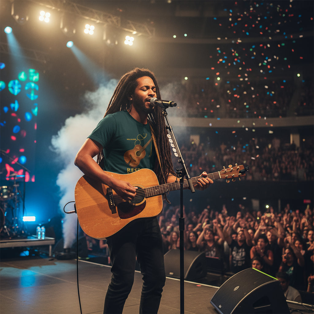 Oversized Tee with Message Print