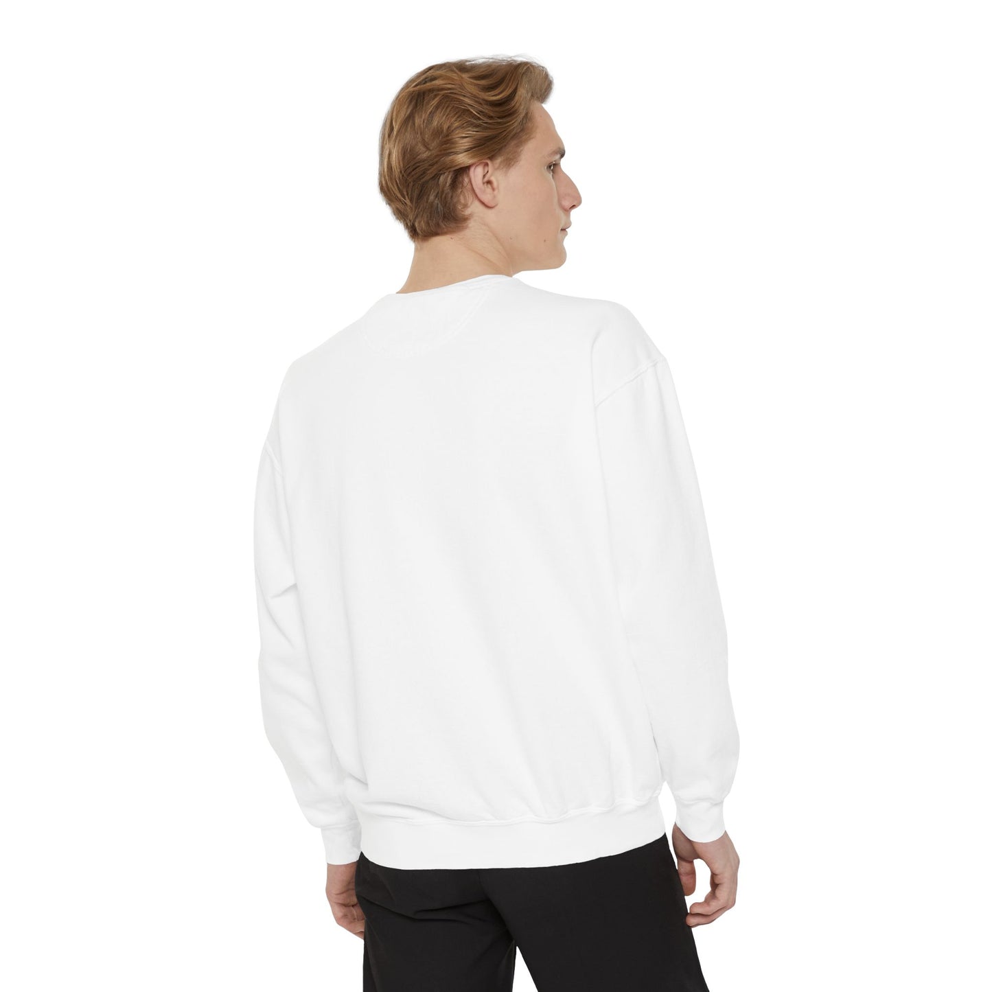 Vintage Comfort Garment-Dyed Sweatshirt for a Chill Vibe