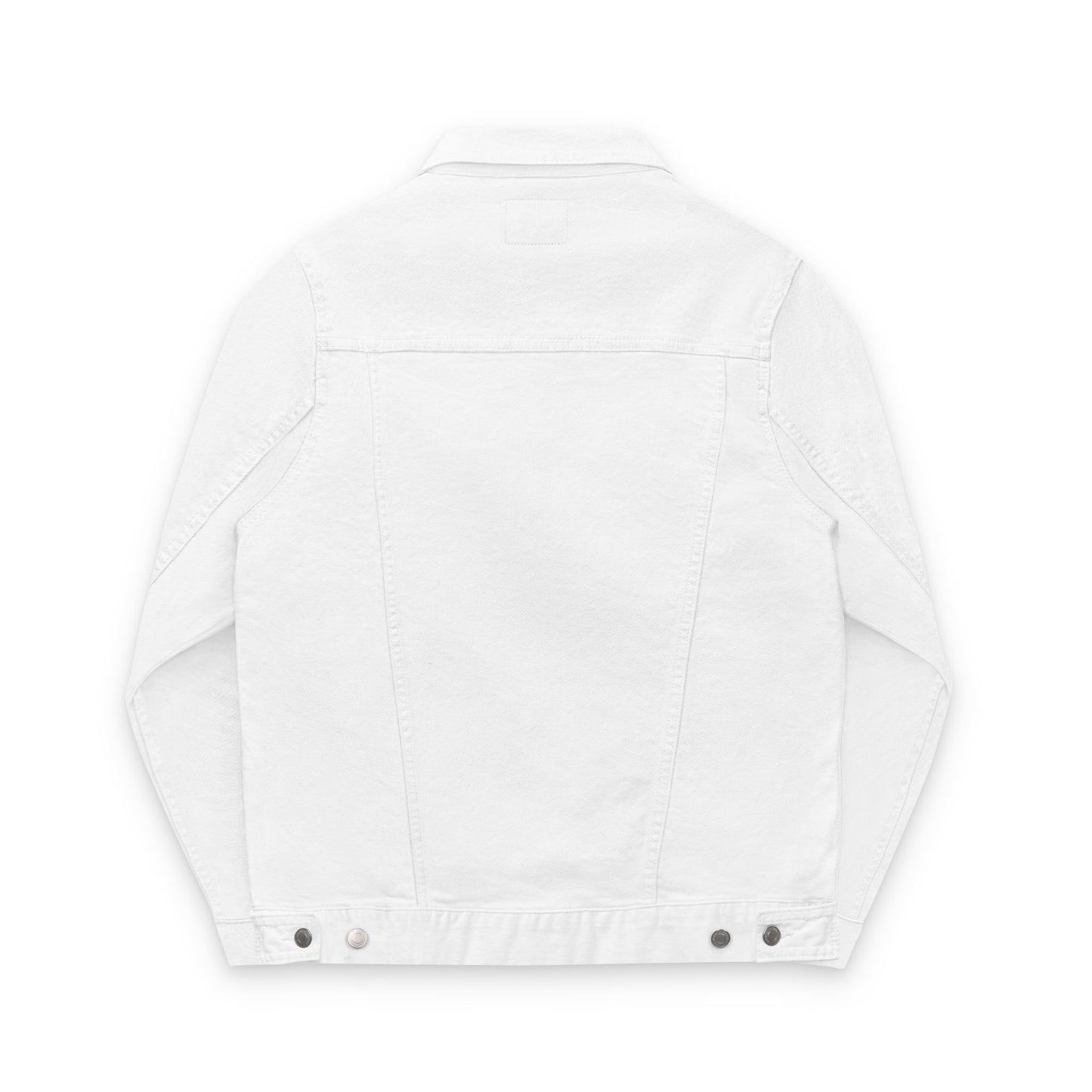 Denim Jacket Brick Retro Style Embroidery Unisex