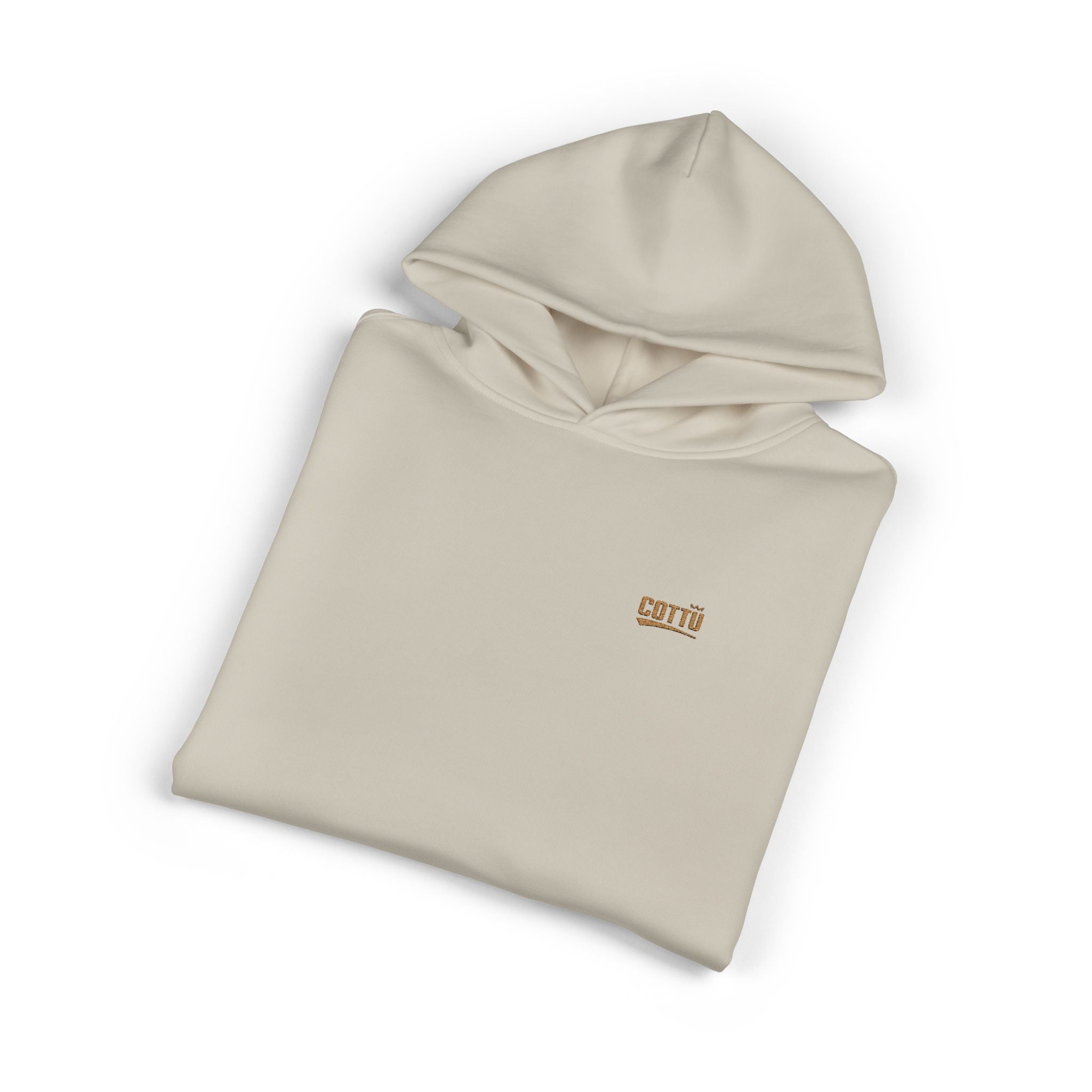 Relaxed Hoodie — Minimal Embroidered Chest Logo, Cozy Everyday Casual