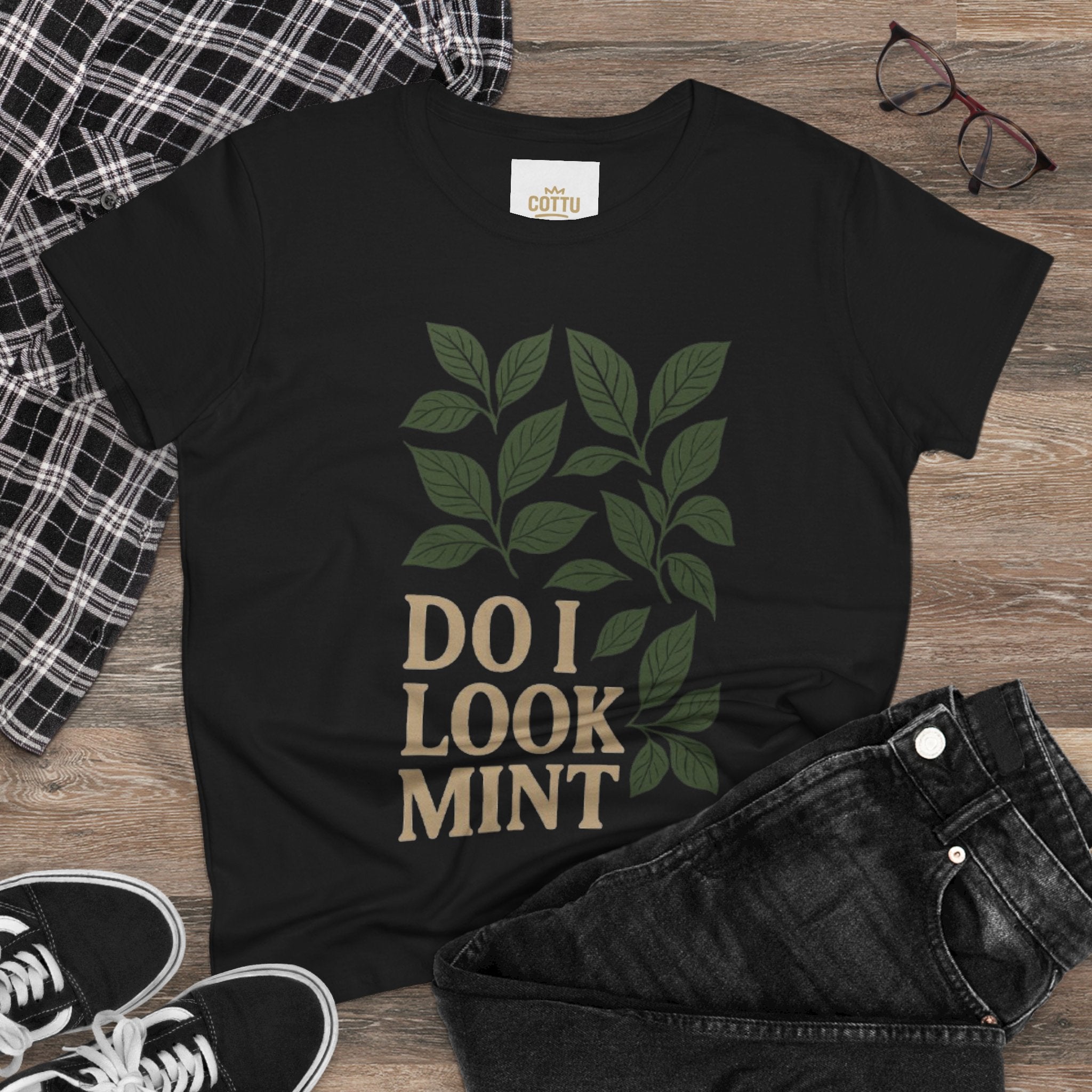 Minty Cotton Tee