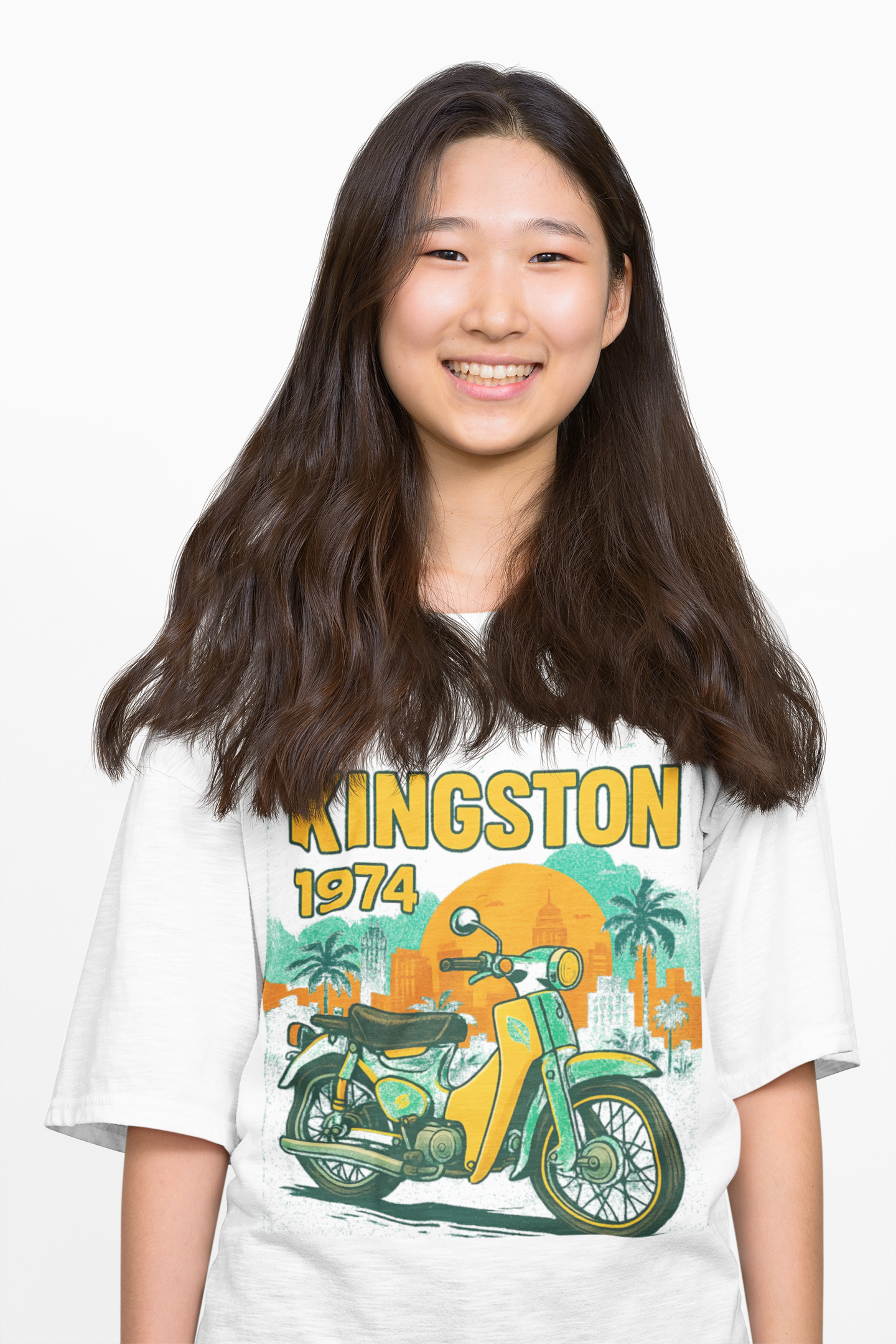 Kingston 1974 Vintage Tee, Retro Motorcycle Tee, Unisex Graphic T-Shirt, Summer Fashion, Travel Souvenir Shirt, Gift for Him/Her
