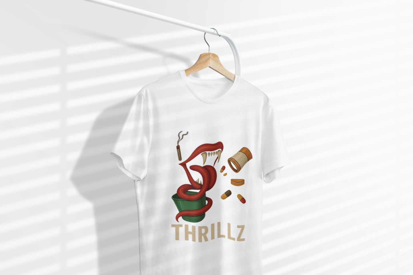 Thrillz Graphic T-Shirt - Unisex Vibe, Casual Wear, Trendy Street Style, Perfect for Parties, Gift for Friends