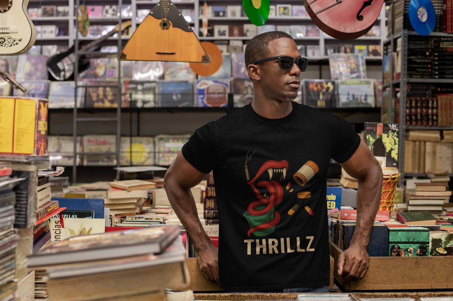 Thrillz Graphic T-Shirt - Unisex Vibe, Casual Wear, Trendy Street Style, Perfect for Parties, Gift for Friends