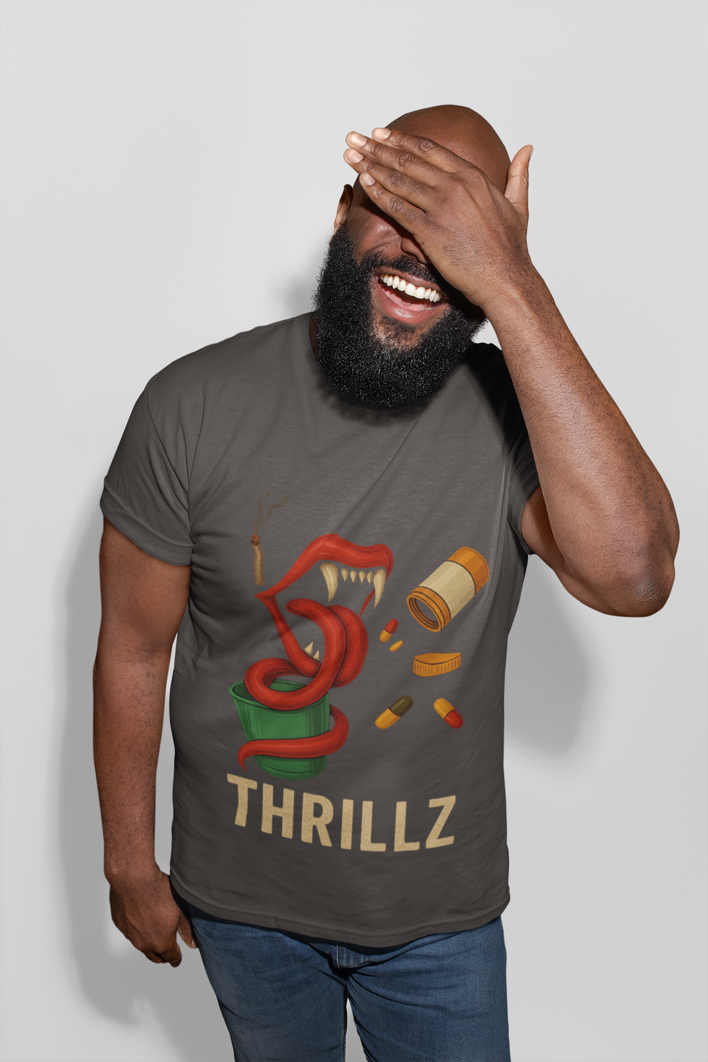 Thrillz Graphic T-Shirt - Unisex Vibe, Casual Wear, Trendy Street Style, Perfect for Parties, Gift for Friends
