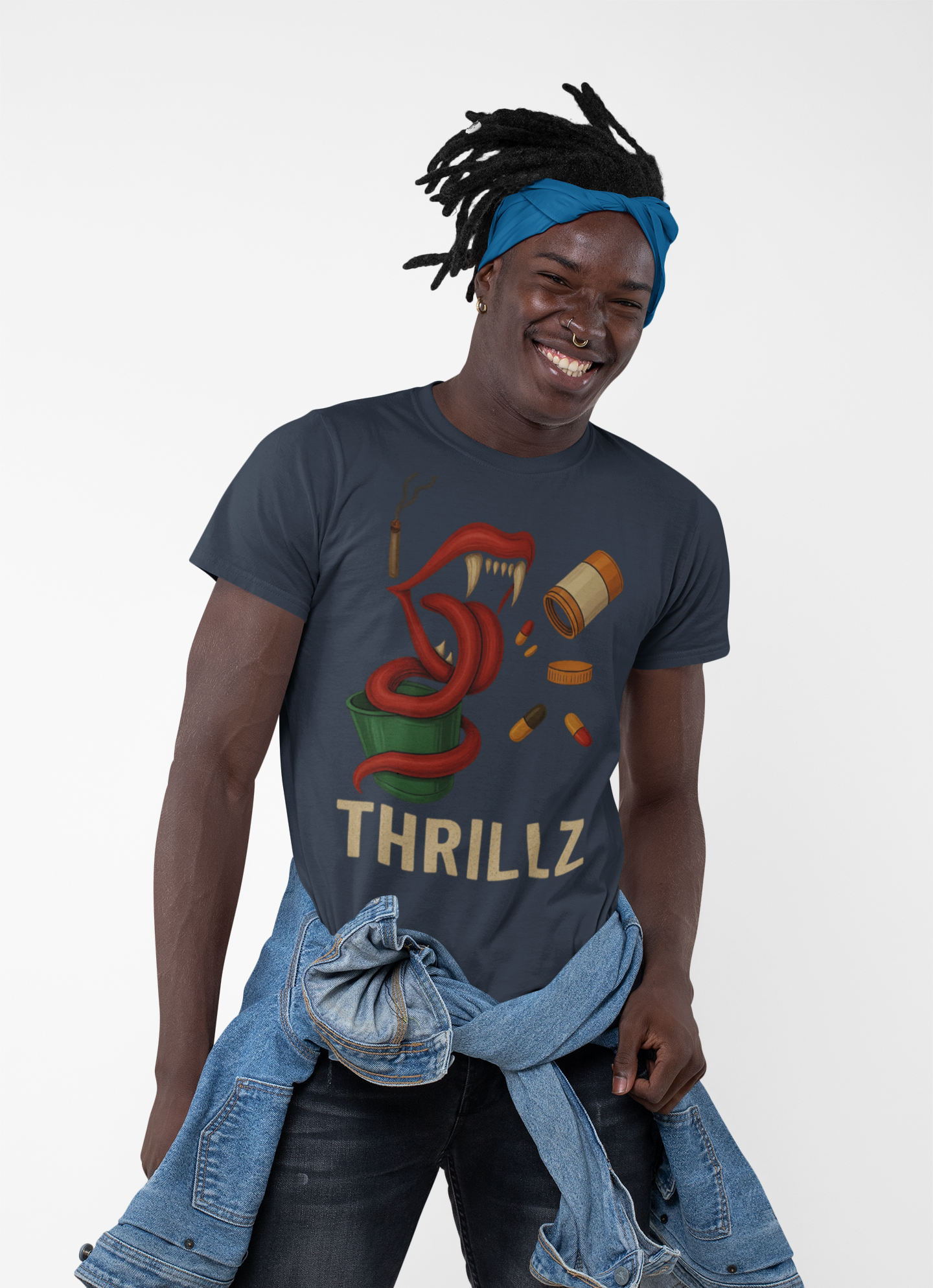 Thrillz Graphic T-Shirt - Unisex Vibe, Casual Wear, Trendy Street Style, Perfect for Parties, Gift for Friends