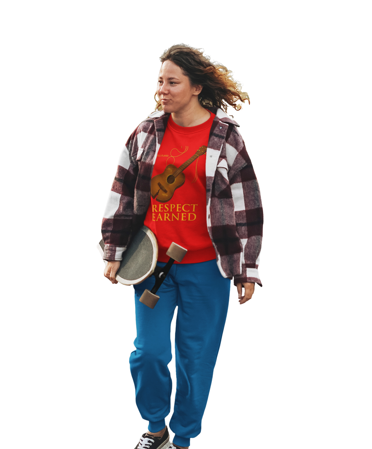 Oversized Tee with Message Print