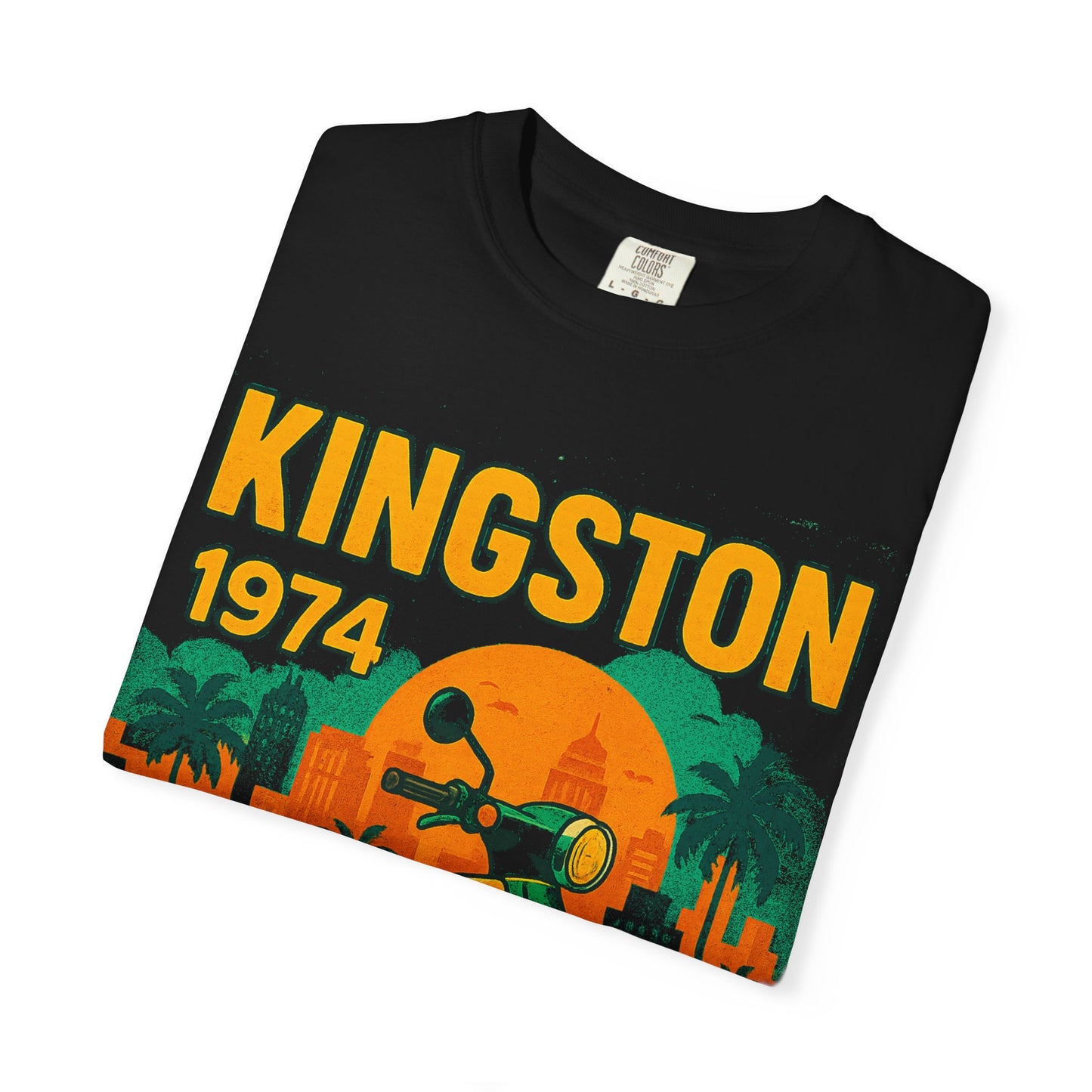 Kingston 1974 Vintage Tee, Retro Motorcycle Tee, Unisex Graphic T-Shirt, Summer Fashion, Travel Souvenir Shirt, Gift for Him/Her