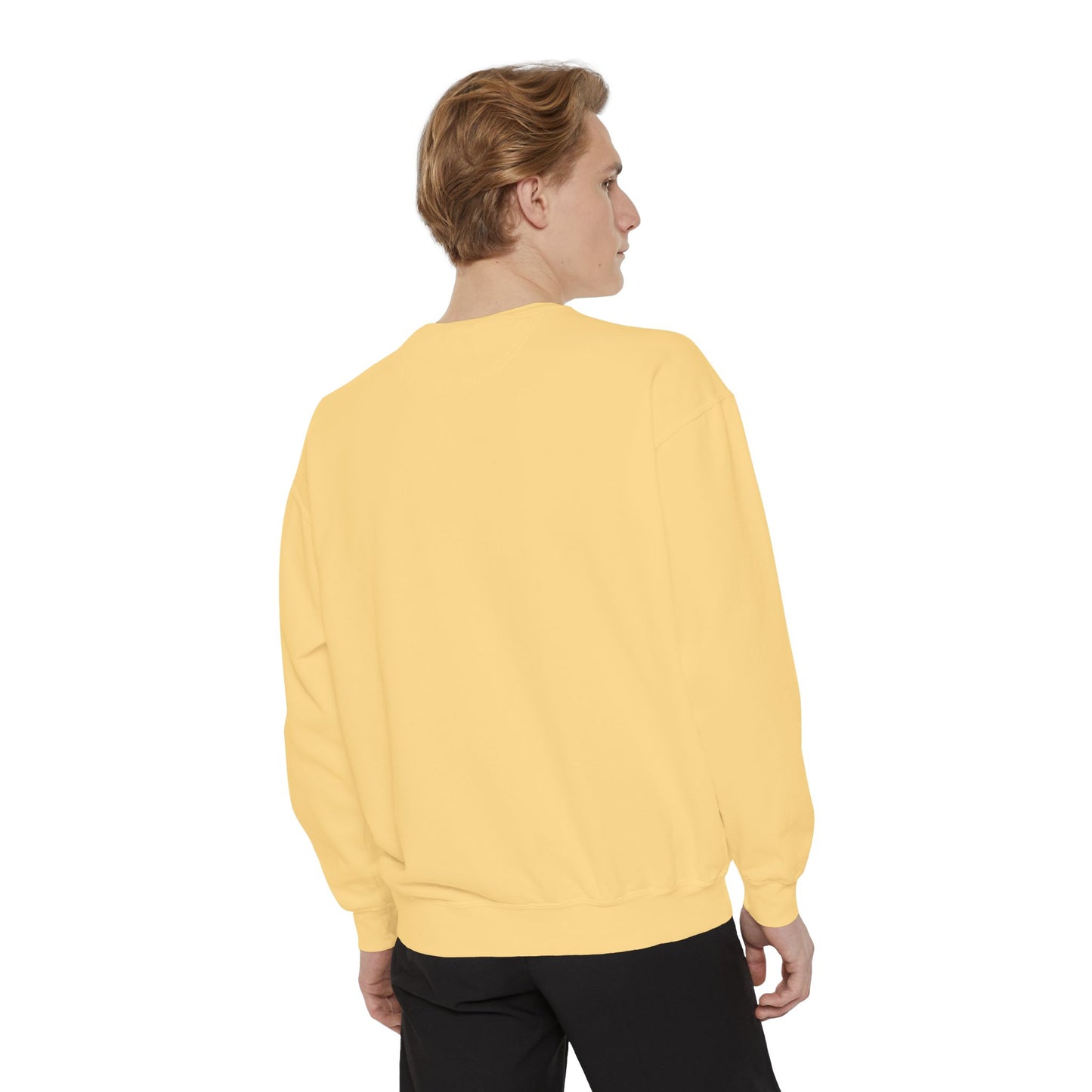 Vintage Comfort Garment-Dyed Sweatshirt for a Chill Vibe