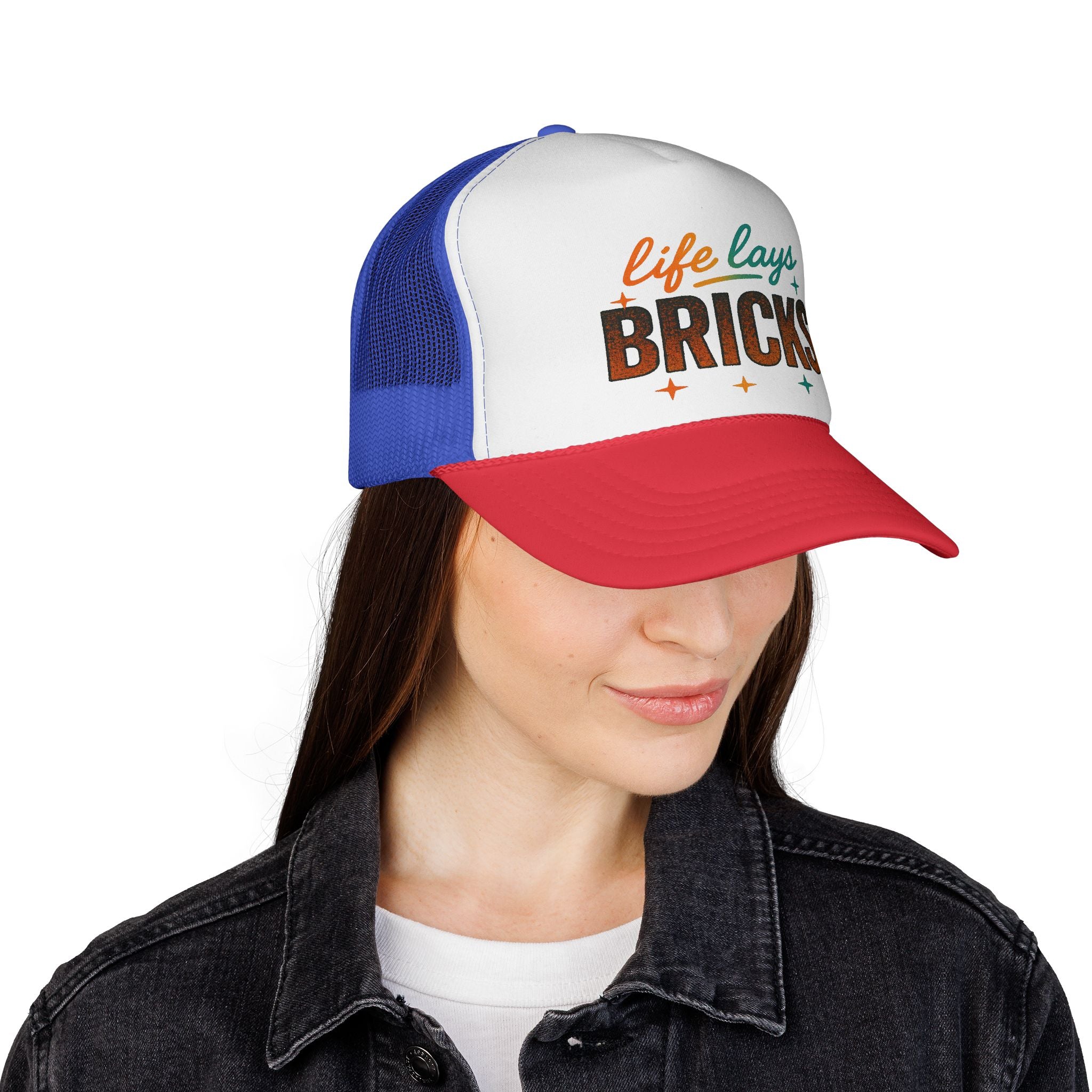 Life Lays Bricks Trucker Cap