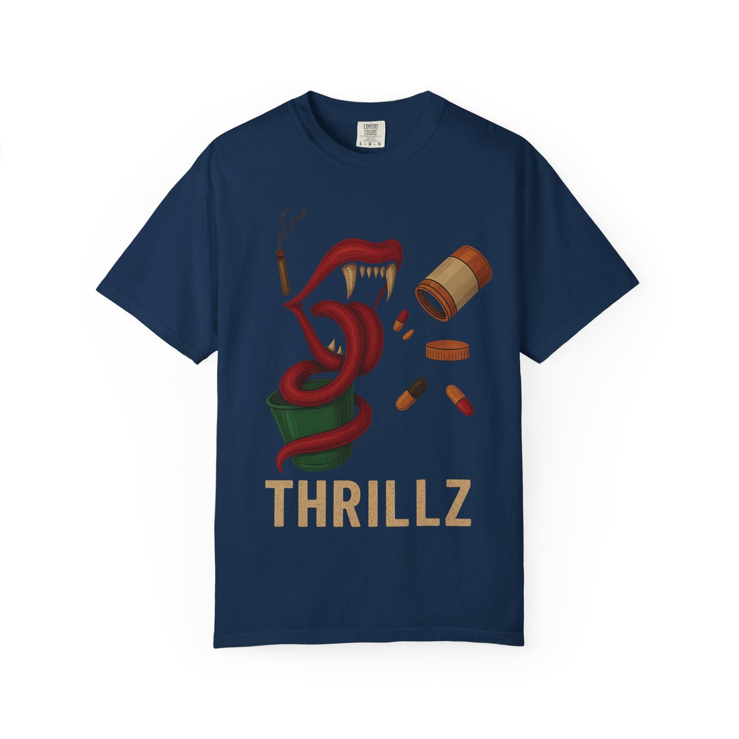 Thrillz Graphic T-Shirt - Unisex Vibe, Casual Wear, Trendy Street Style, Perfect for Parties, Gift for Friends