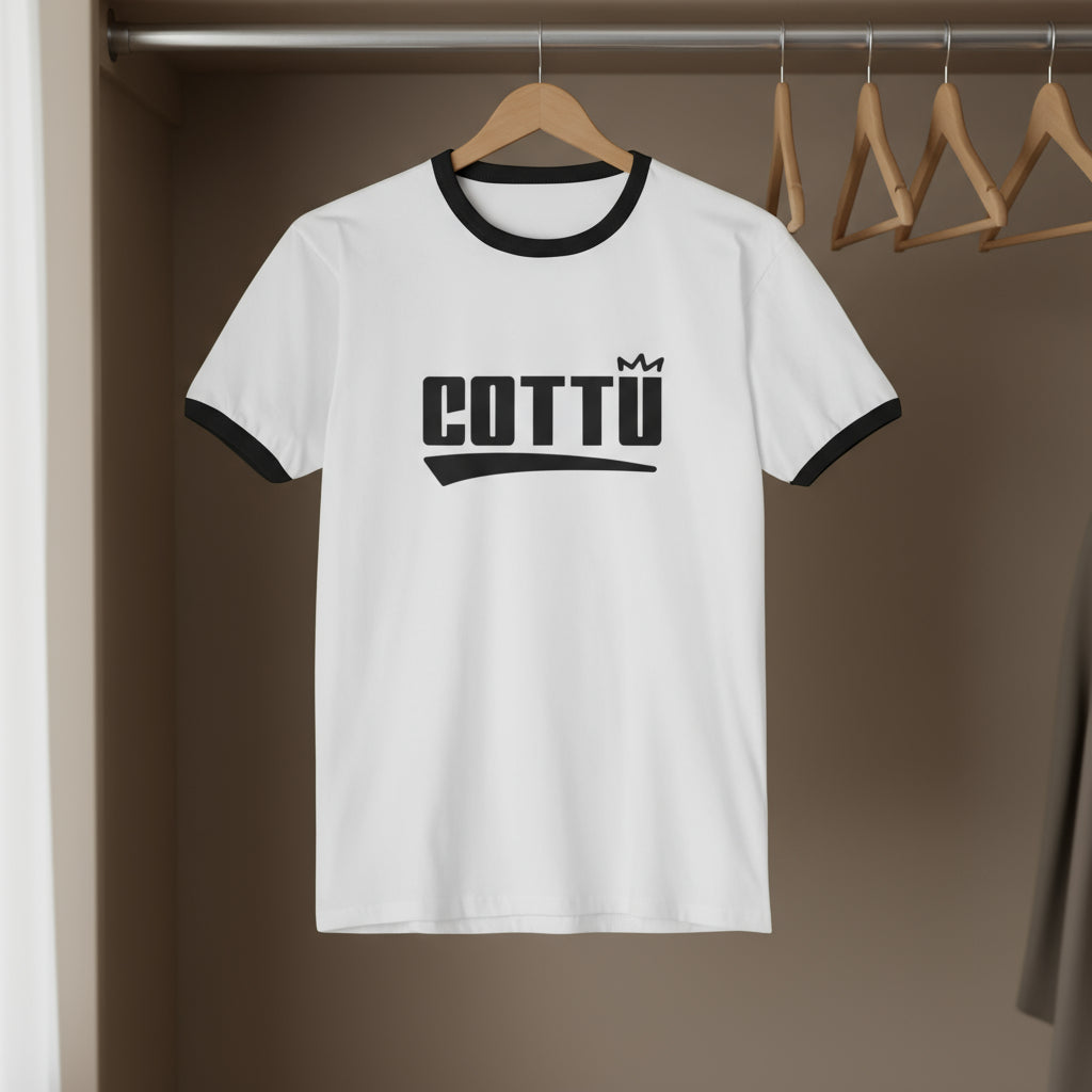 Stylish Unisex Cotton Ringer T-Shirt - Trendy Wear for Casual Outings, Gift for Birthdays, Everyday Comfort, Fashion Statement, Street Style