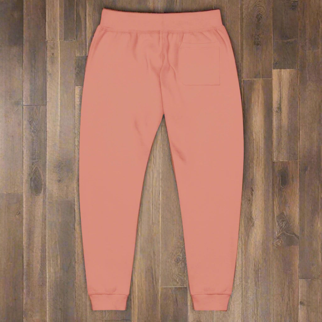 Fleece Sweatpants Retro Move-Modern Groove Embroidered