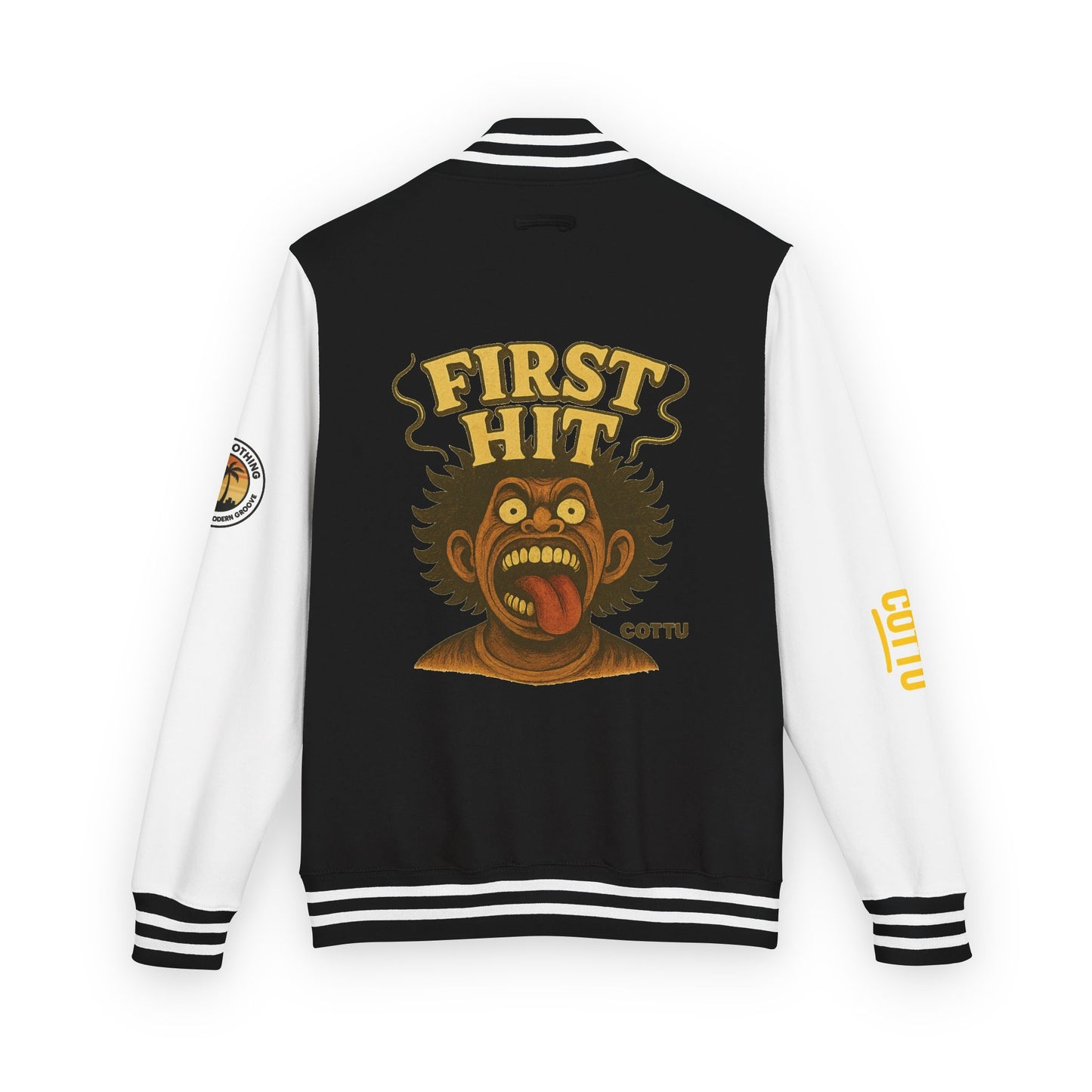 Stylish Unisex Heavyweight Letterman Jacket, Trendy College Jacket, Casual Streetwear, Hip Hop Fashion, Gift for Him/Her