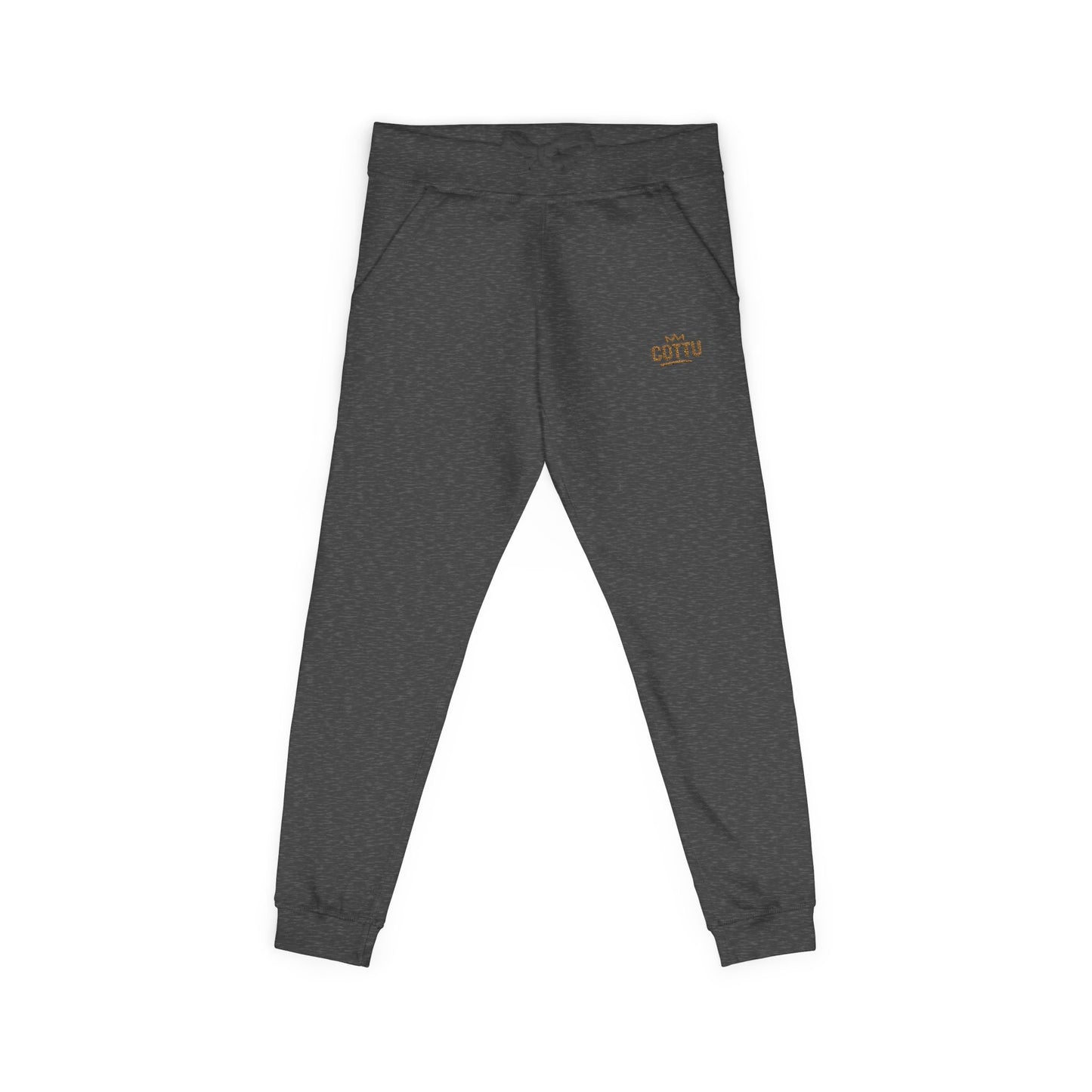 Fleece Sweatpants Retro Move-Modern Groove Embroidered