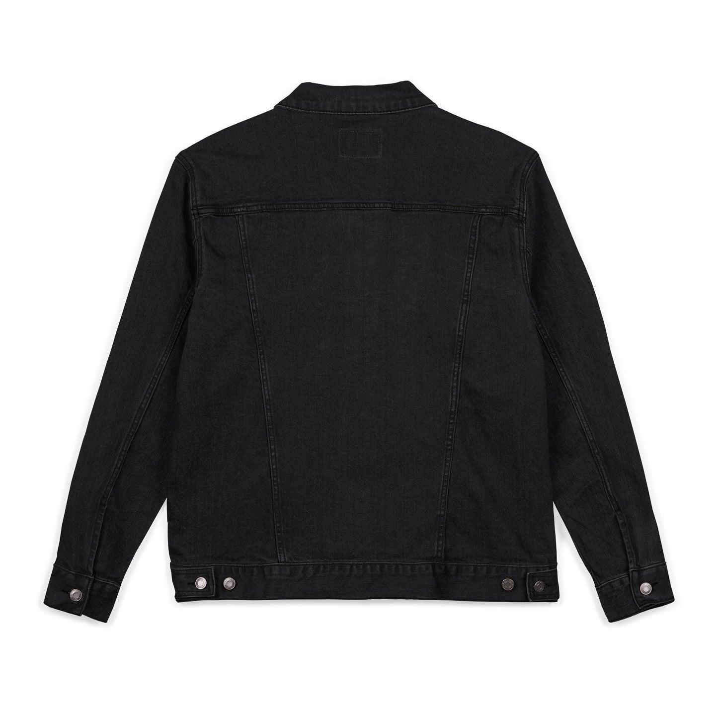 Denim Jacket Brick Retro Style Embroidery Unisex