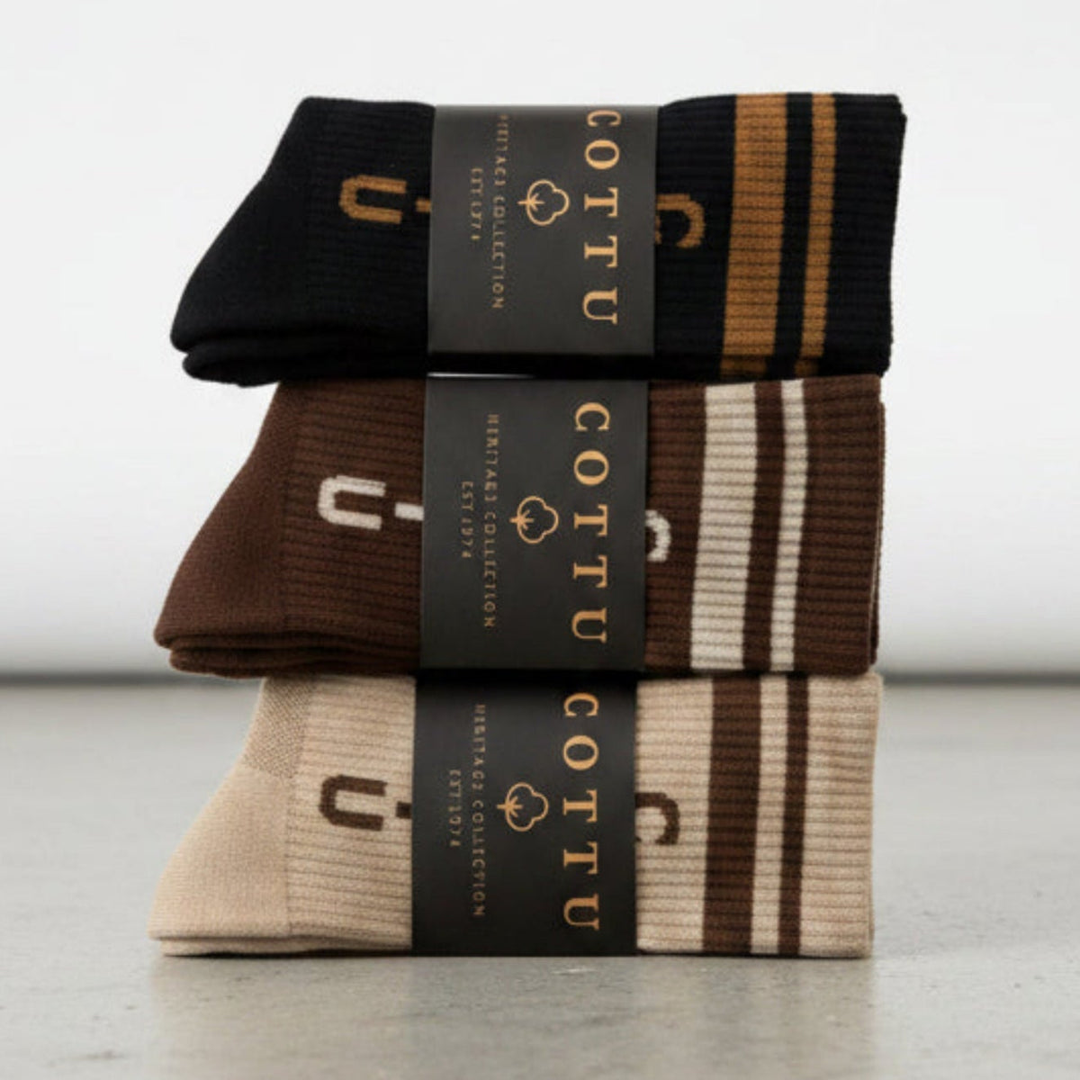 COTTU Signature Crew Socks