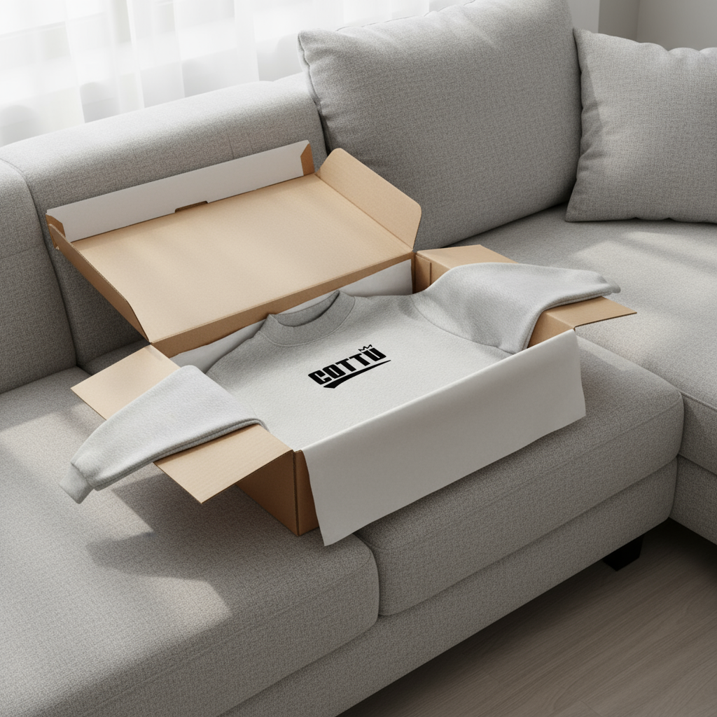 Essential Fleece Mid-Neck Crew Sweatshirt