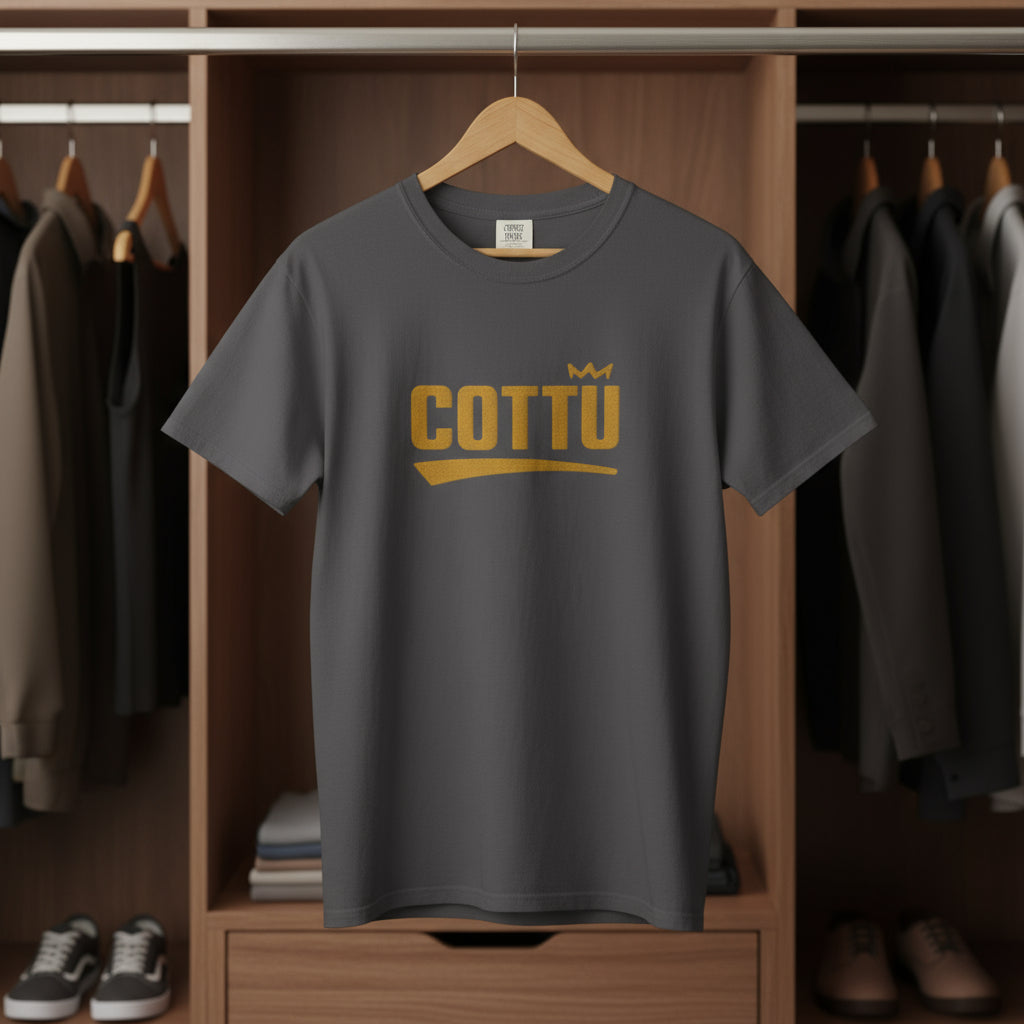 COTTU Inspirational Garment-Dyed T-Shirt, Unisex Motivational Tee, Perfect for Motivation, Gifts for Friends, Comfortable Everyday Wear