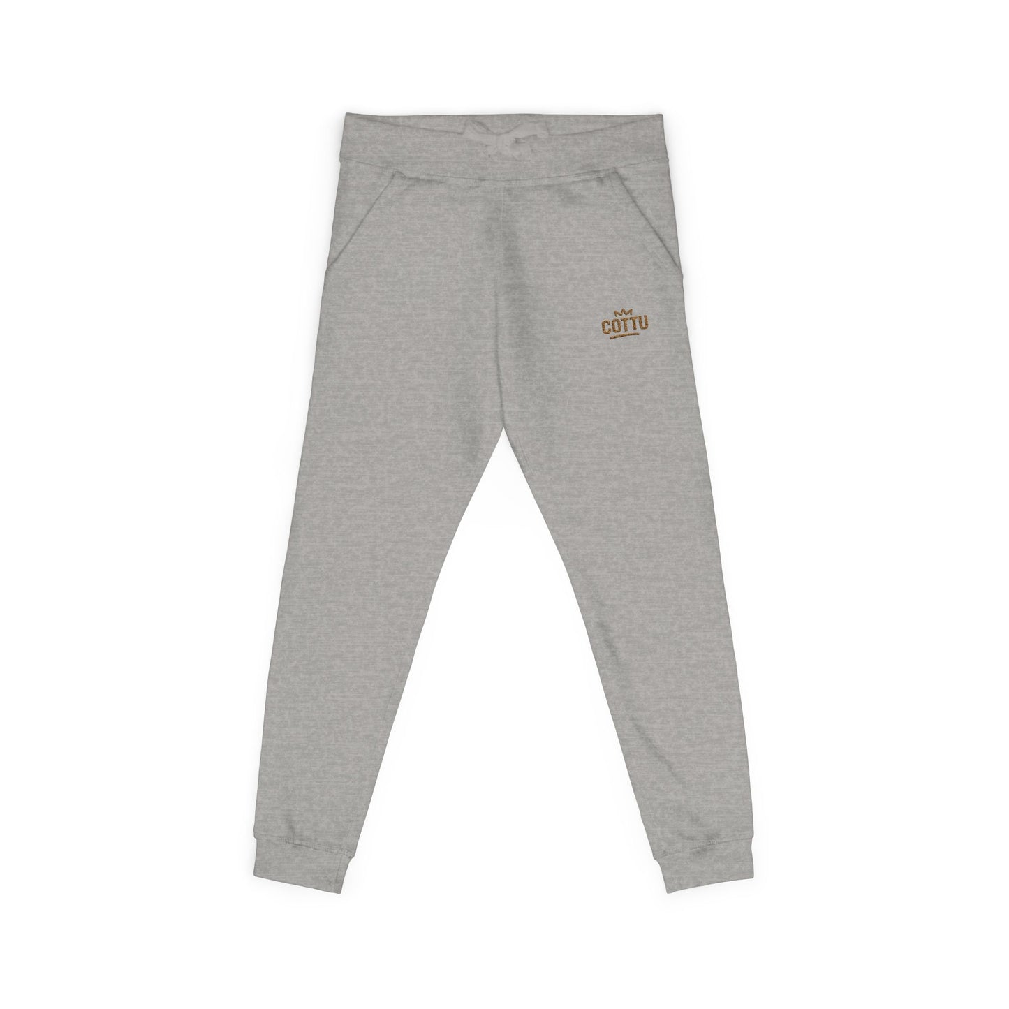 Fleece Sweatpants Retro Move-Modern Groove Embroidered