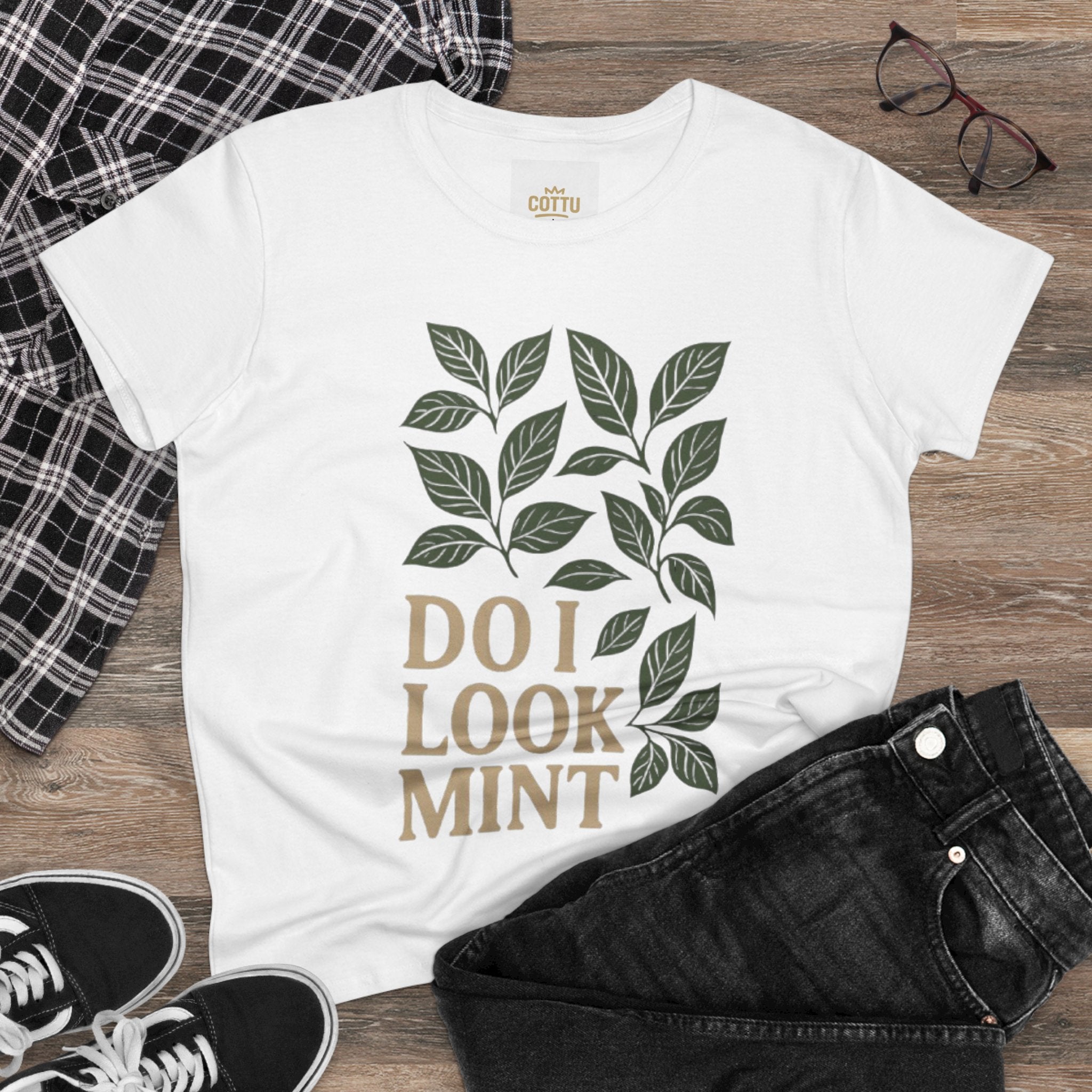 Minty Cotton Tee