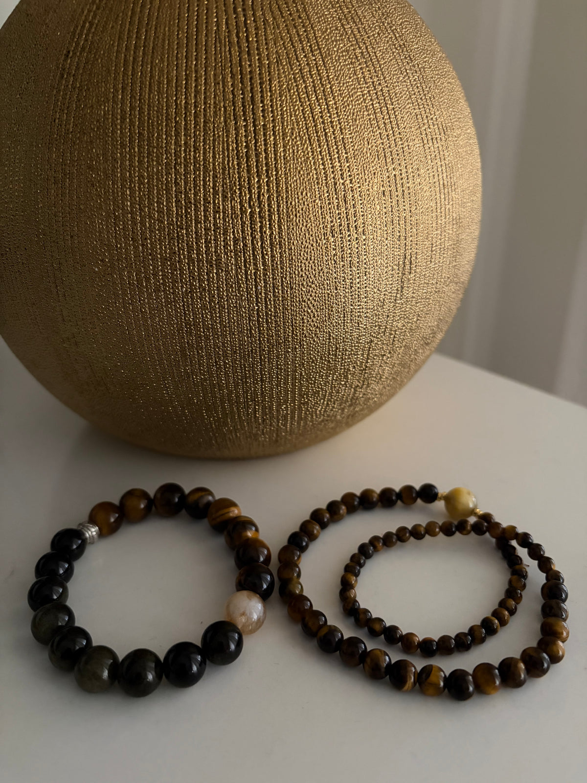 COTTU Limited Drop Mixed Stone Tiger Eye Bracelet Collection