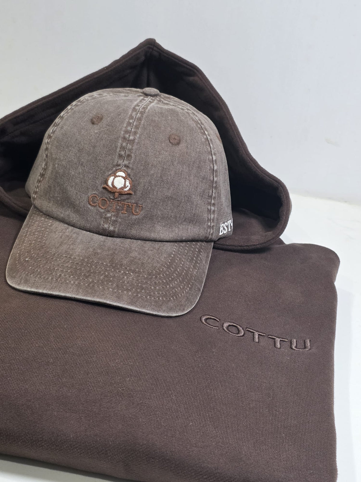 COTTU Washed Embroidered Dad Cap