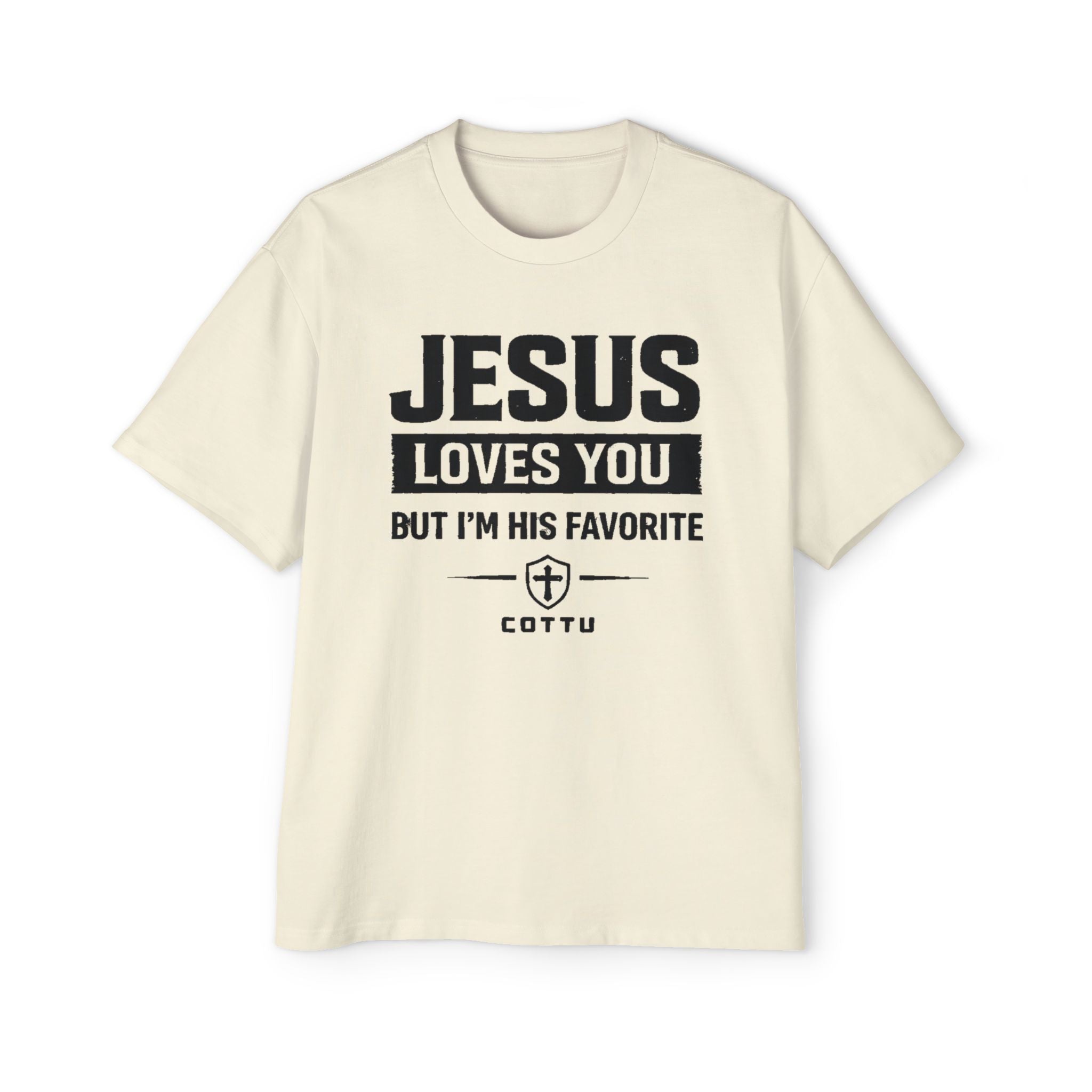 Christian Graphic Tee — "Jesus Loves You But I&