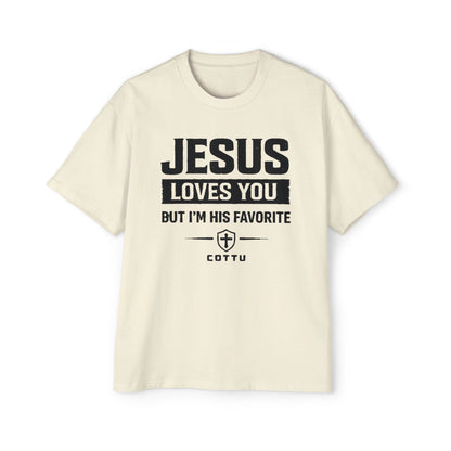 Christian Graphic Tee — "Jesus Loves You But I&