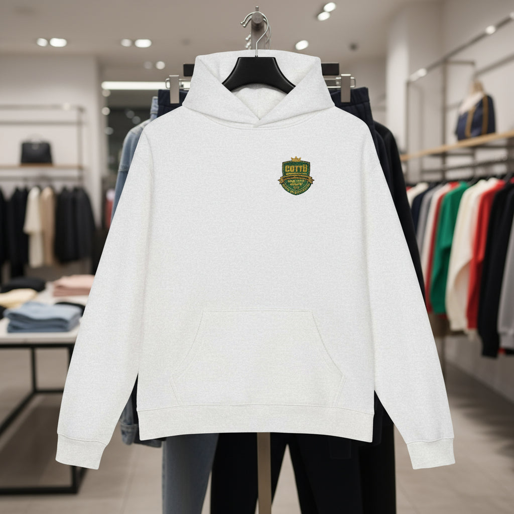 Cozy Floral Embroidered Relaxed Hoodie, Comfortable Sweatshirt, Gifts for Her, Casual Fashion, Spring Wardrobe Staple