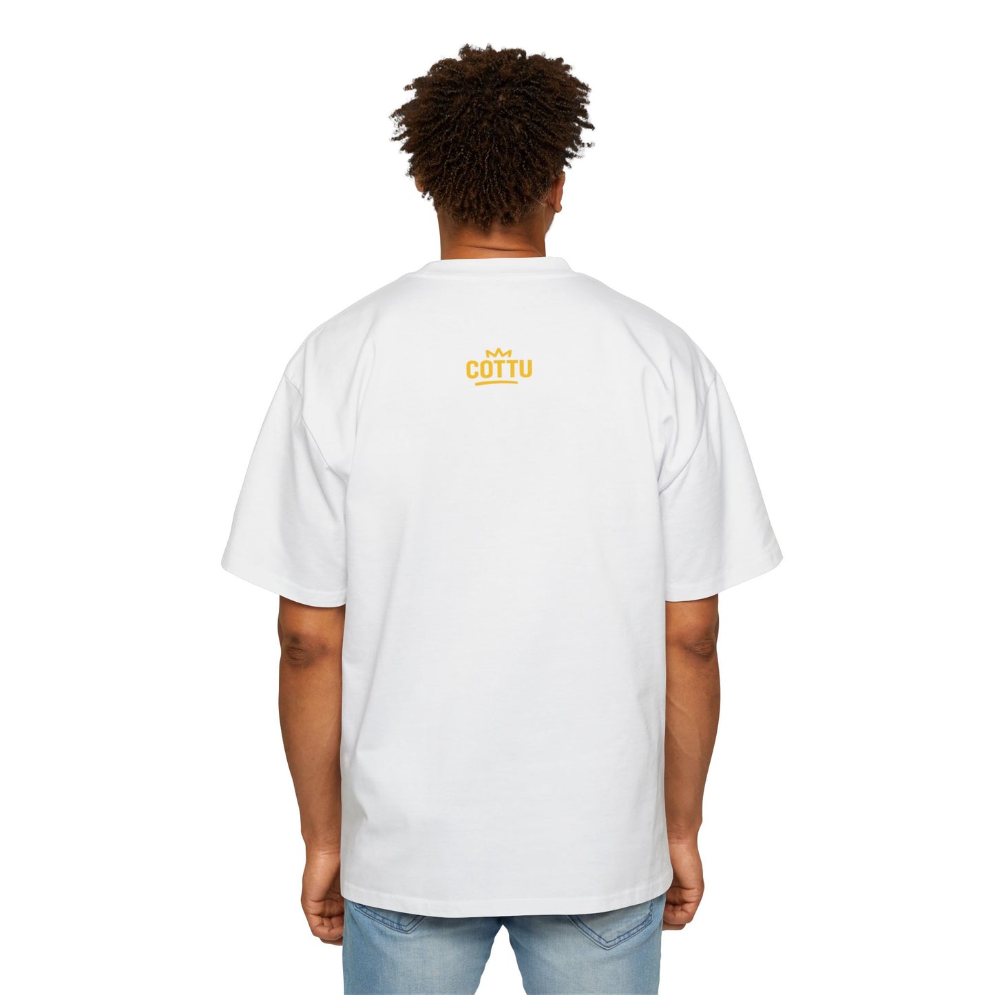 Oversized Tee with Message Print