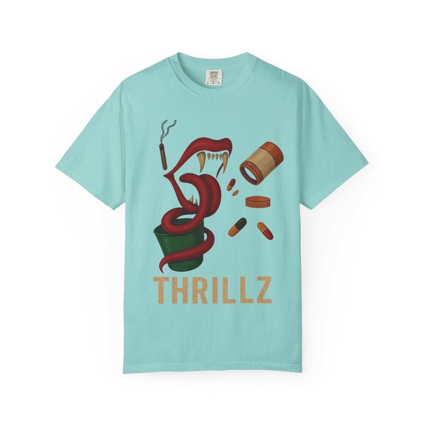 Thrillz Graphic T-Shirt - Unisex Vibe, Casual Wear, Trendy Street Style, Perfect for Parties, Gift for Friends