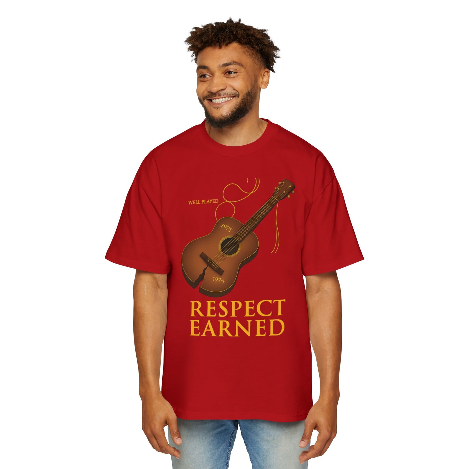 Oversized Tee with Message Print