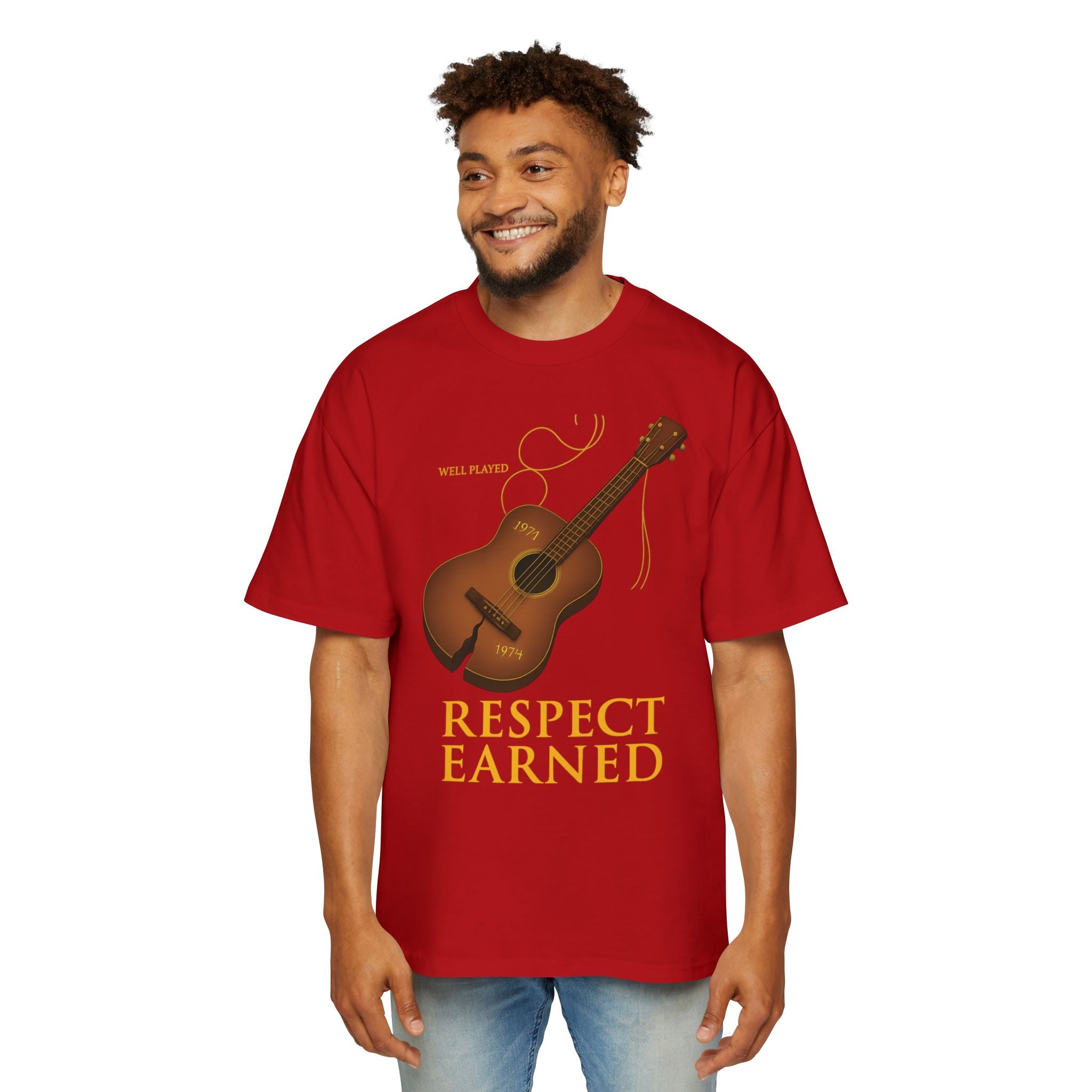 Oversized Tee with Message Print