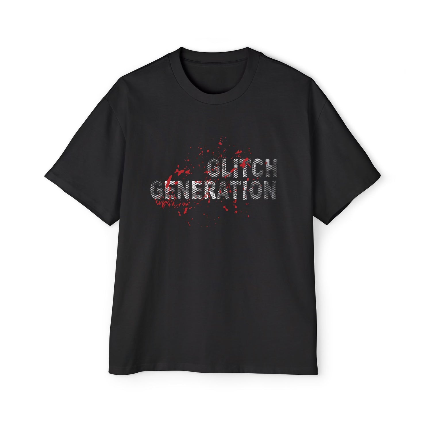 GLITCH GENERATION CORE  EDITION (RED)Tee — Cottu Retro Cyber Tech Graphic Shirt