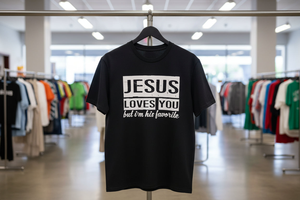 Jesus Loves You Tee — "but I&