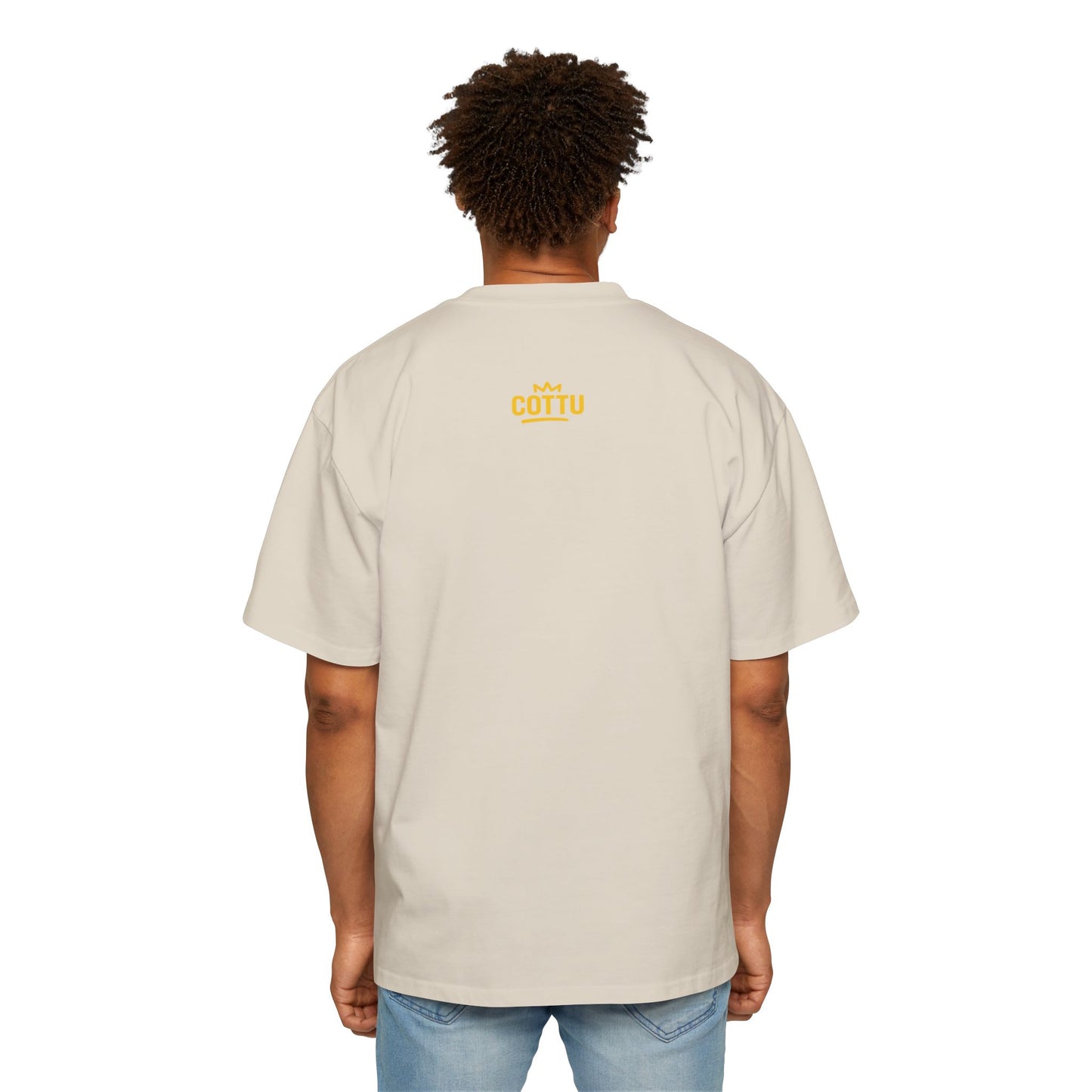 Oversized Tee with Message Print