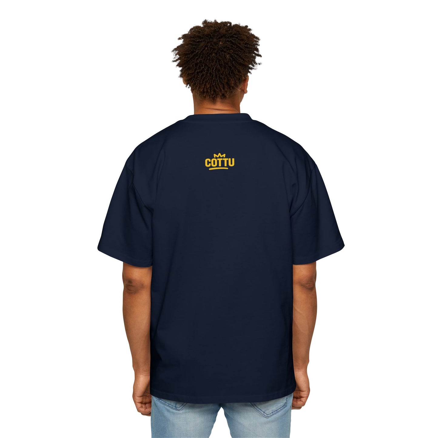 Oversized Tee with Message Print