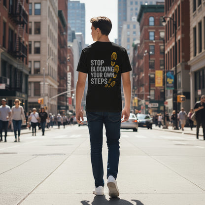 COTTU Inspirational Garment-Dyed T-Shirt, Unisex Motivational Tee, Perfect for Motivation, Gifts for Friends, Comfortable Everyday Wear