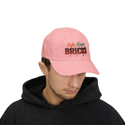 Life Lays Bricks Dad Cap
