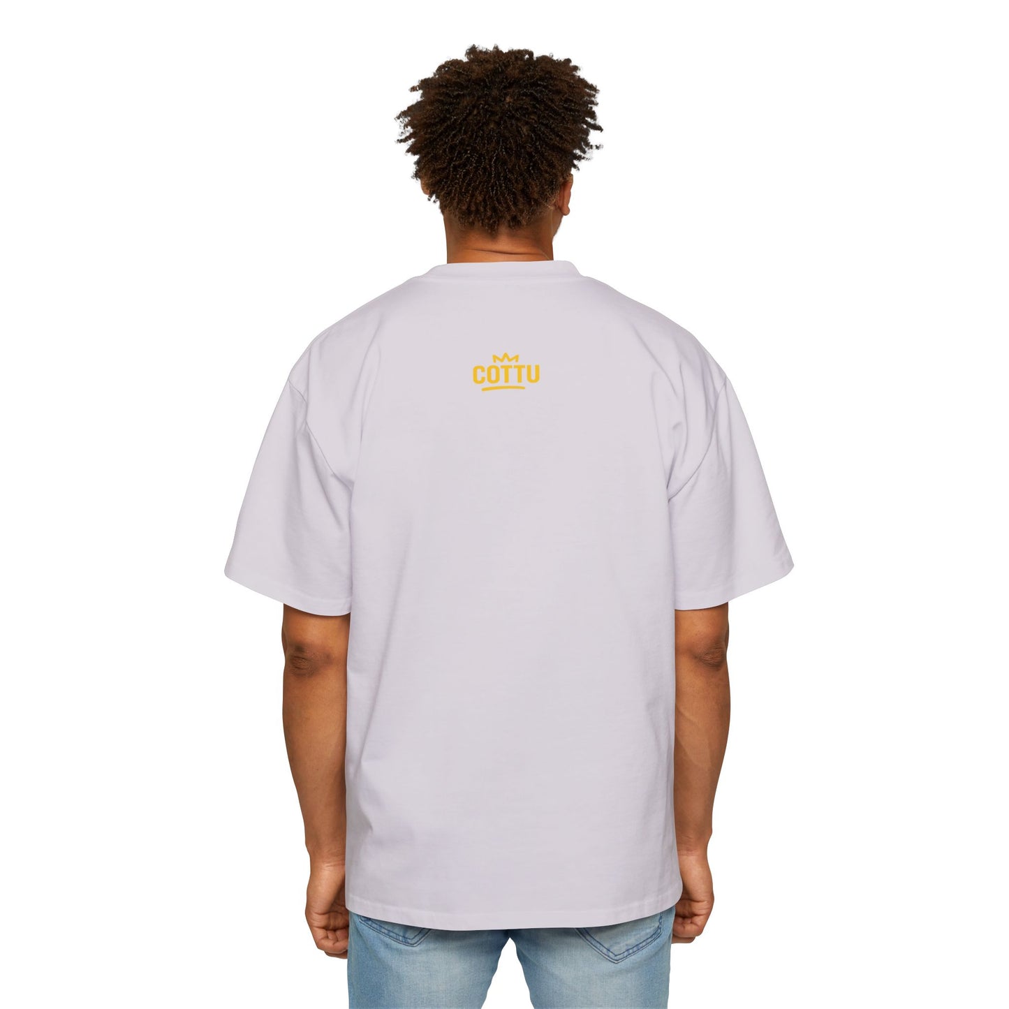 Oversized Tee with Message Print