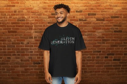 GLITCH  GENERATION //CORE EDITION Tee — COTTU Retro Cyber Tech Graphic Shirt