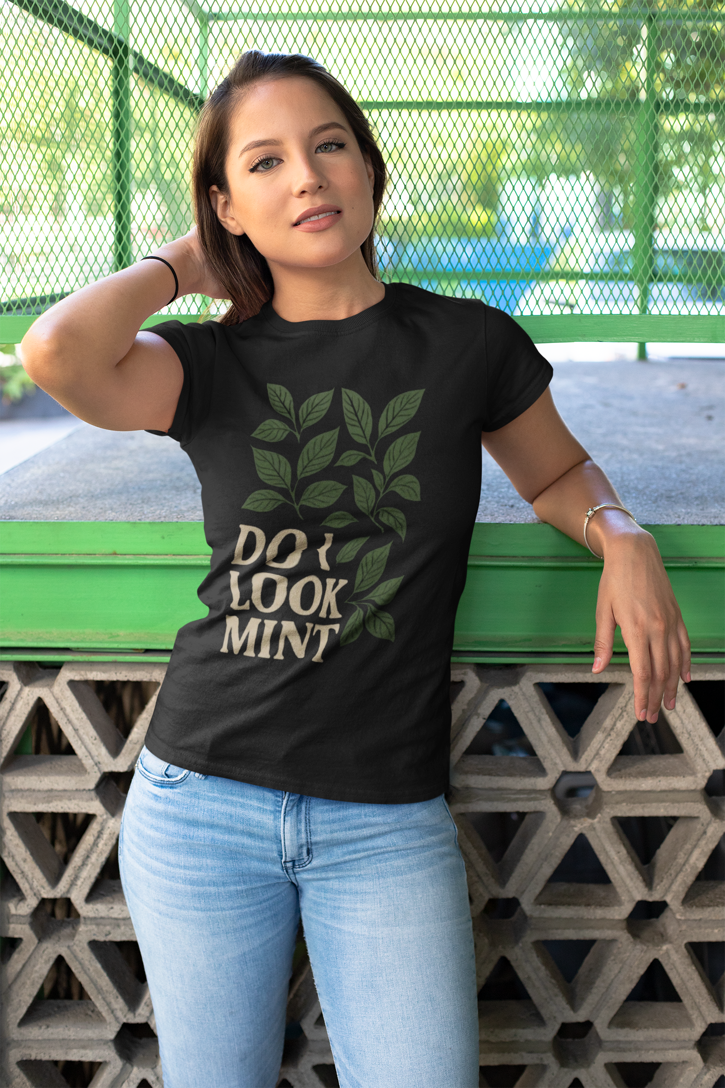 Minty Cotton Tee