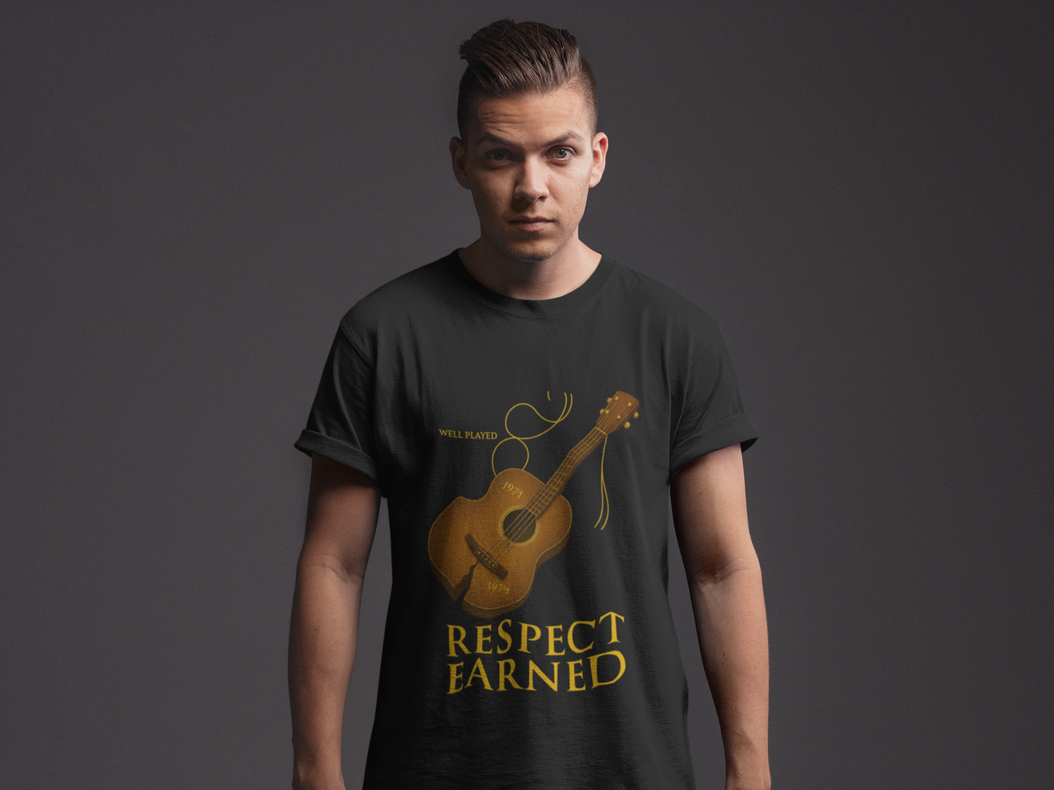 Oversized Tee with Message Print