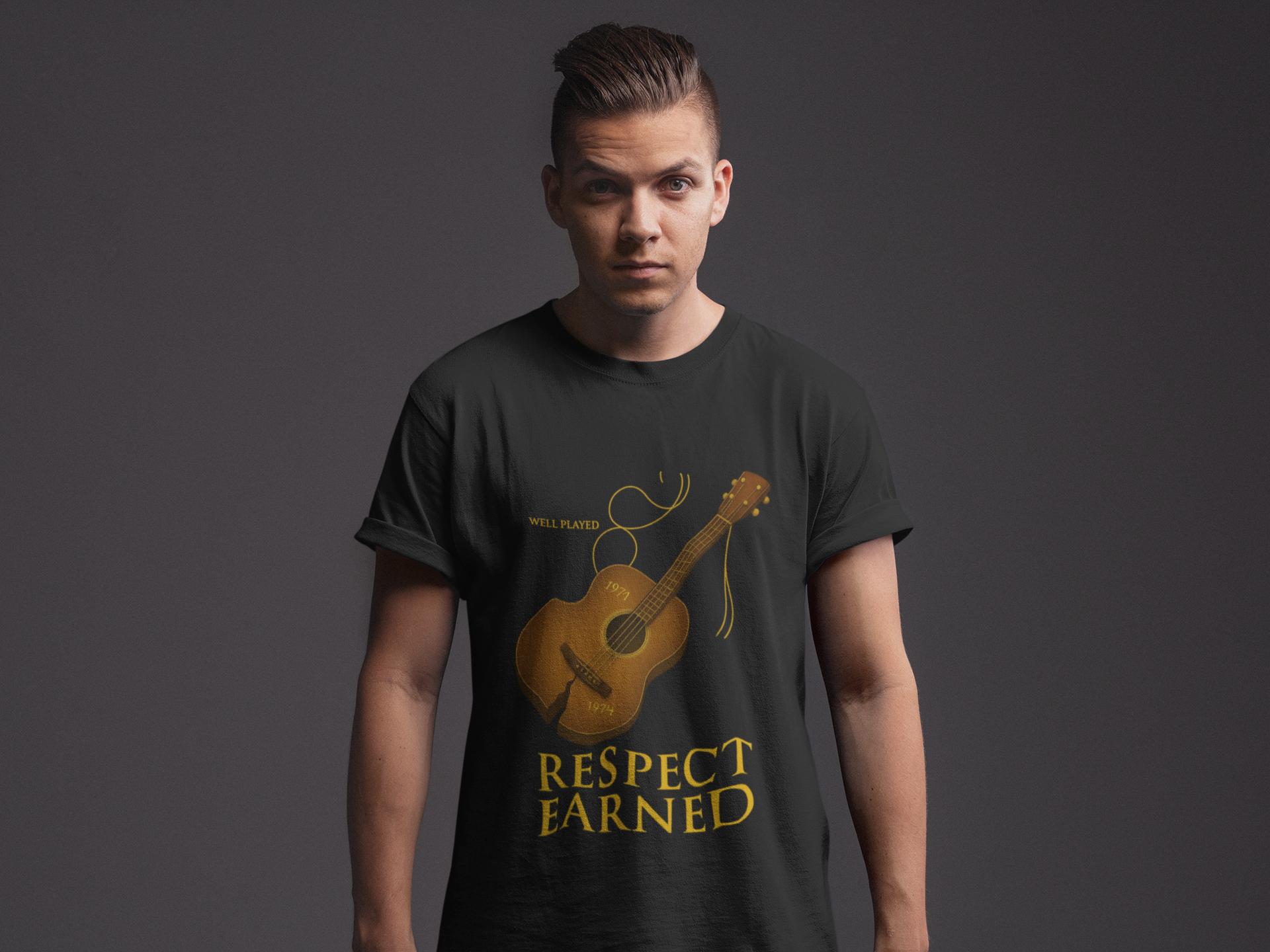 Oversized Tee with Message Print