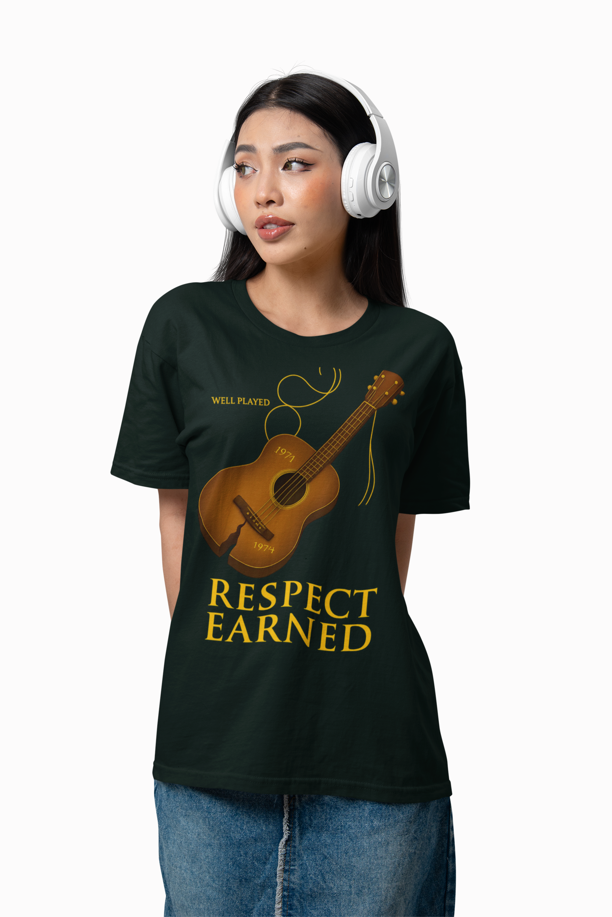 Oversized Tee with Message Print