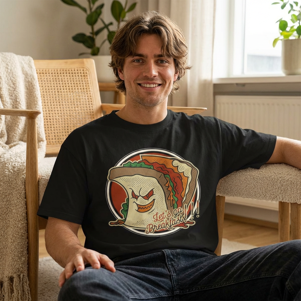 Breakfast Taco Graphic Tee — "Let&
