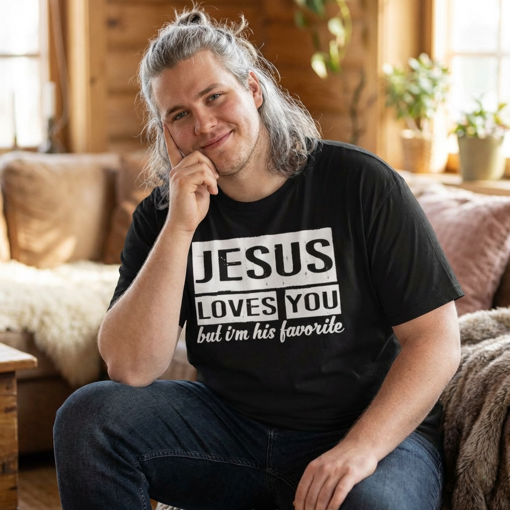 Jesus Loves You Tee — "but I&