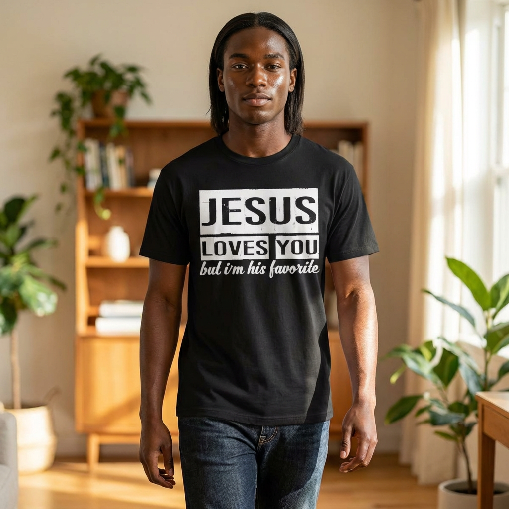 Jesus Loves You Tee — "but I&